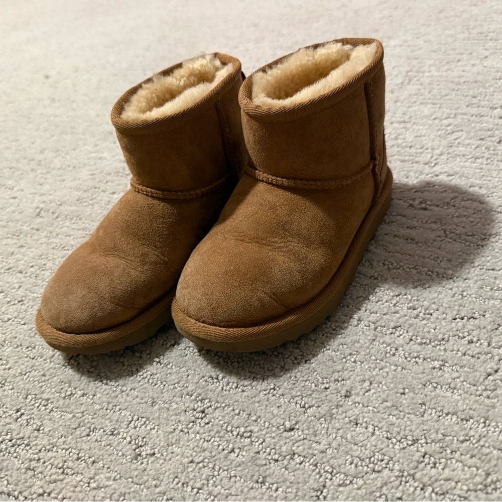 UGG Tan Kids Slippers